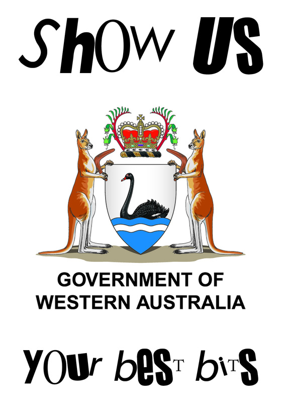 An image of the logo of the Government of Western Australia.   The text read 'Show Us Your Best Bits'.  I replaced a picture of Ron Chalmers with this image firstly because I thought it might be too inflammatory but secondly because it made me think of Ron Chalmers best bits.  I don't want to see them.  Ever.  